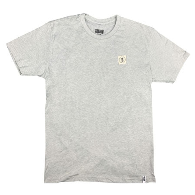 Traffic Skateboards Burst Label T Shirt Silk Medium