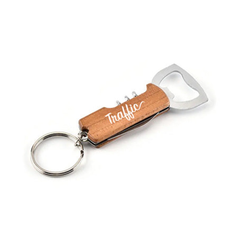 Traffic Skateboards Script Bottle Opener Wood One size fits all