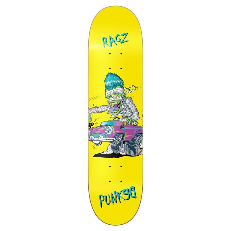 Yocaher Graphic Skateboard Deck – Hot Rod Ragz 7.5″