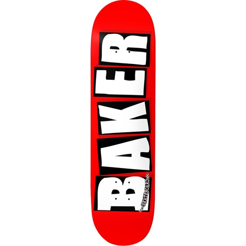 Baker Brand Logo Red/White  8.6″ Skateboard Deck Deck