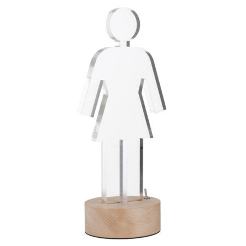 Girl OG Acrylic Lamp N/A 13.5″