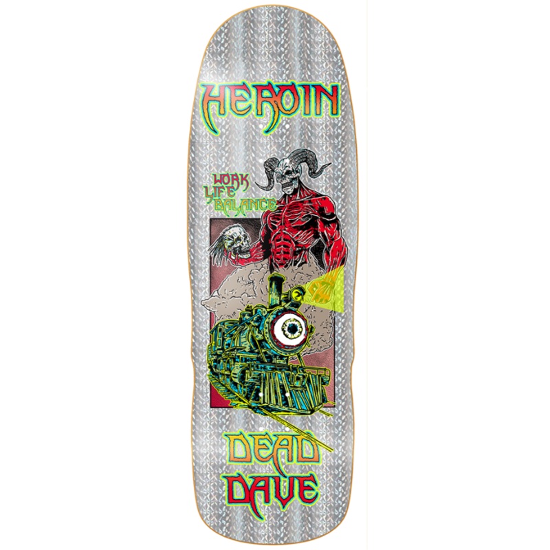 Heroine Skateboards “Dead Dave- Hellscape” 10.1″ Deck