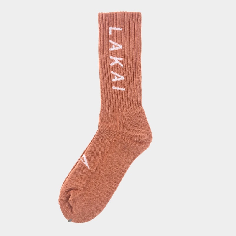 Lakai – Simple Crew Socks – Muted Red