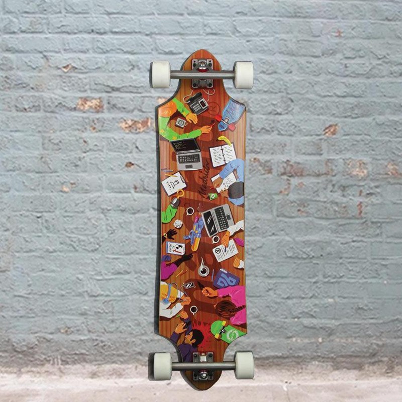 Madrid 2016 Halberd Board of Directors 36″ Longboard