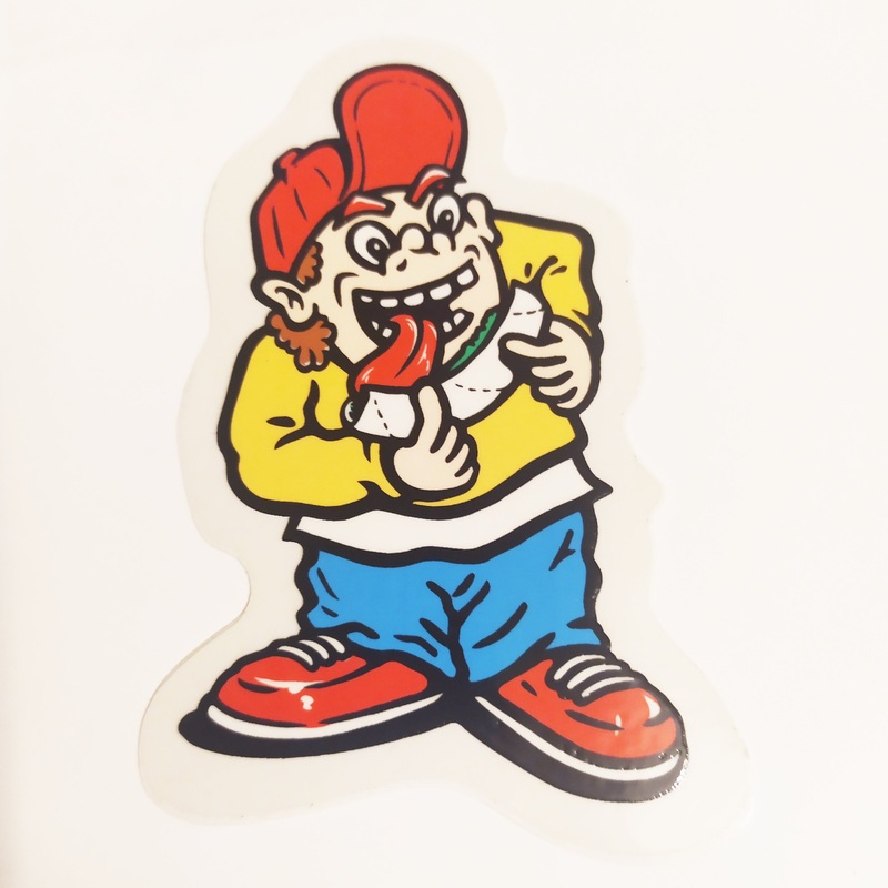 Polar Skate Co. & Angry Stoner Skateboard Sticker – Artwork by Jacob Ovgren – 10cm high approx