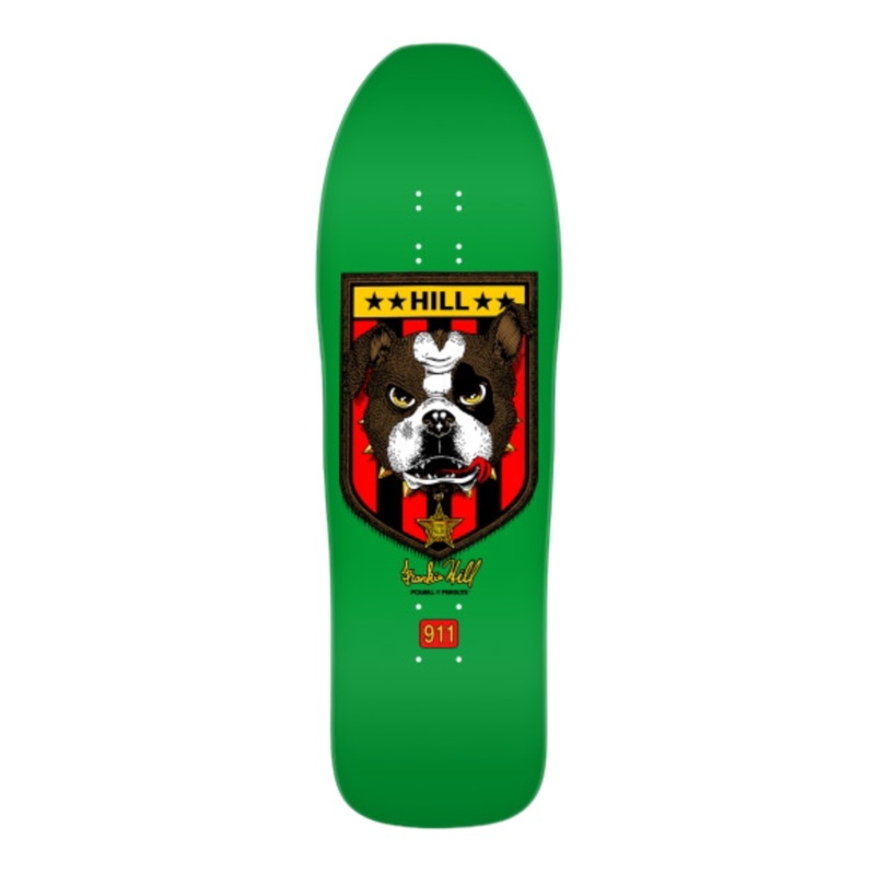 Powell Peralta Frankie Hill Bulldog Skateboard Deck Green – 10 X 31.5 10.0