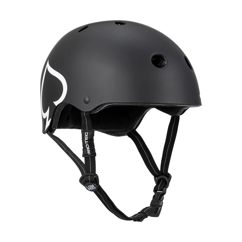 Protec Low Pro Certified Matte Black Helmet XS-S