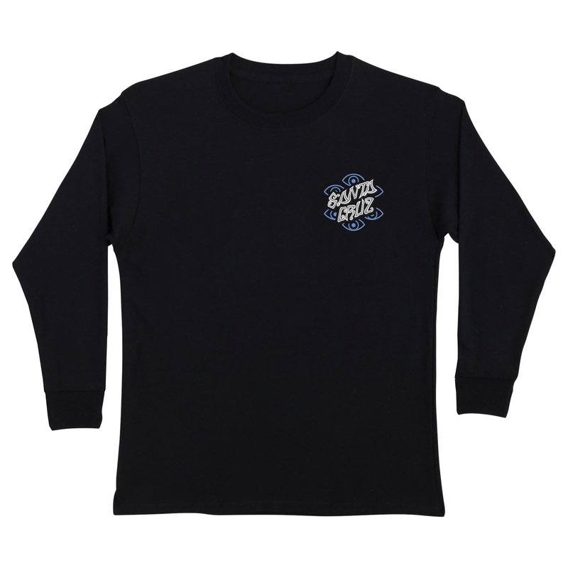 Salba Eyes Dot Youth Santa Cruz Longsleeve T-Shirt Black S