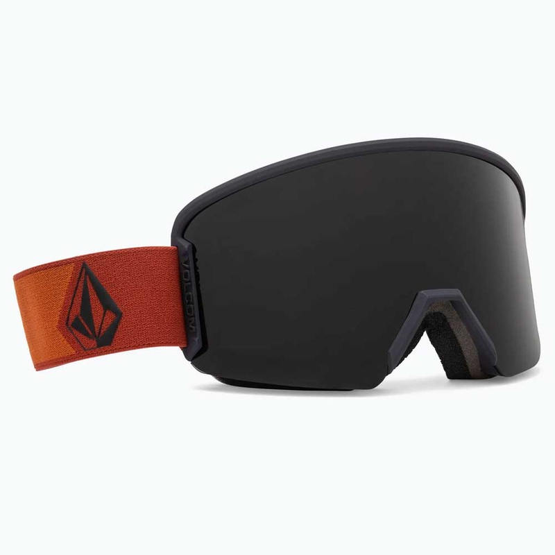 Volcom Garden 2 Snowboard Goggles – Redwood/Dark Gray + Bonus Rose Lens Redwood Dark Gray