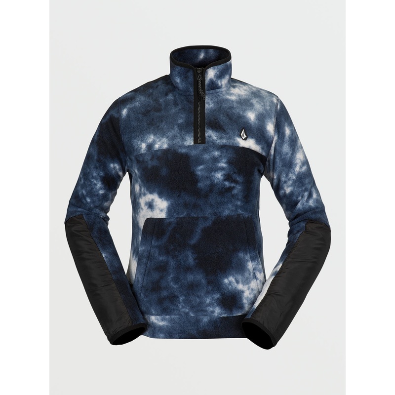 Volcom Women’s Polar Fleece Pullover – Storm Tie-Dye Small Storm Tie-Dye