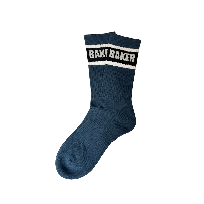 Baker Navy Stripe Socks