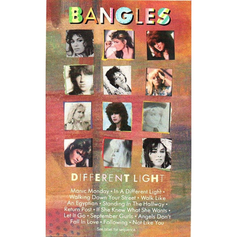 Bangles  Different Light Cassette *Used 1986 Release*