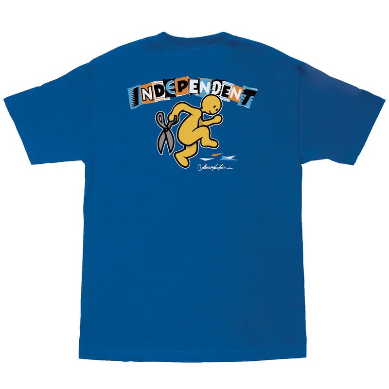 Independent Lance Mountain Ransom T Shirt Royal Medium