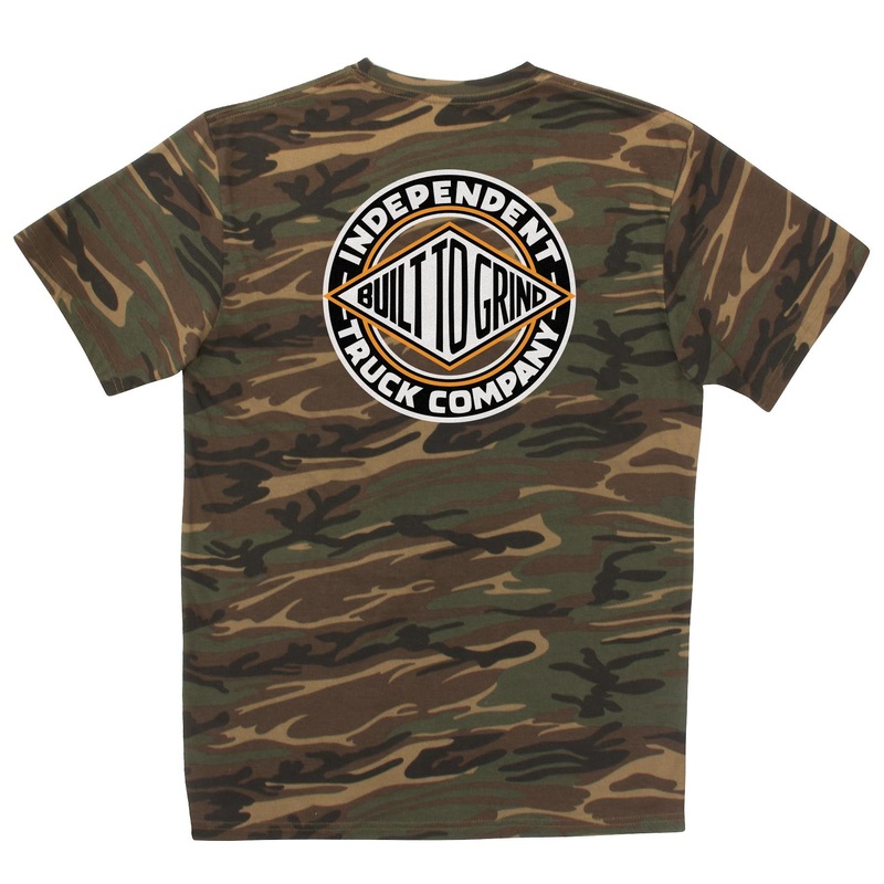 Independent Summit Short Sleeve T-Shirt Small Military Camo