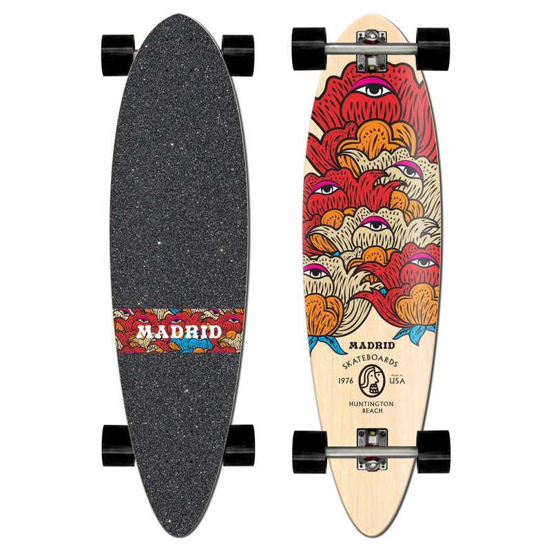 Madrid Blunt Seer 36″ Pintail Longboard Deck Only