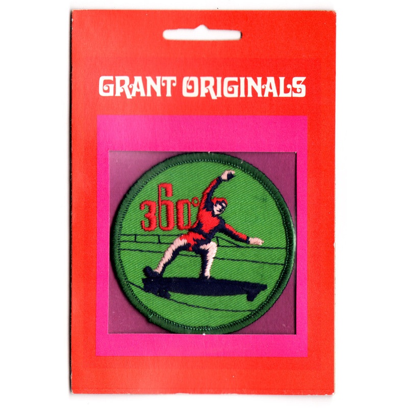 Old School 70s Skateboard Patch – 360