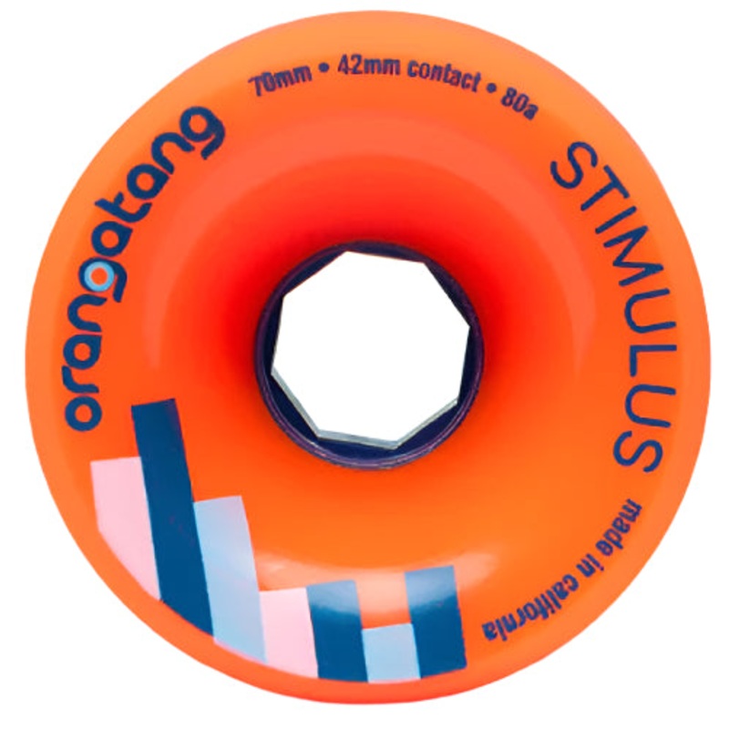 Orangatang Stimulus Wheels Orange 70MM 80A 70mm