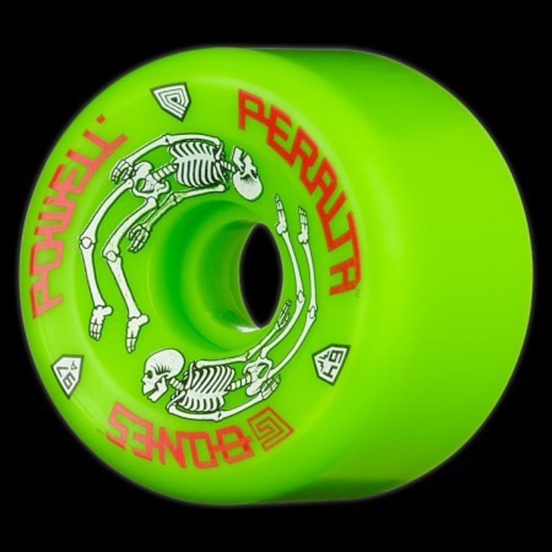 Powell Peralta reissue skateboard wheels G BONES – GREEN