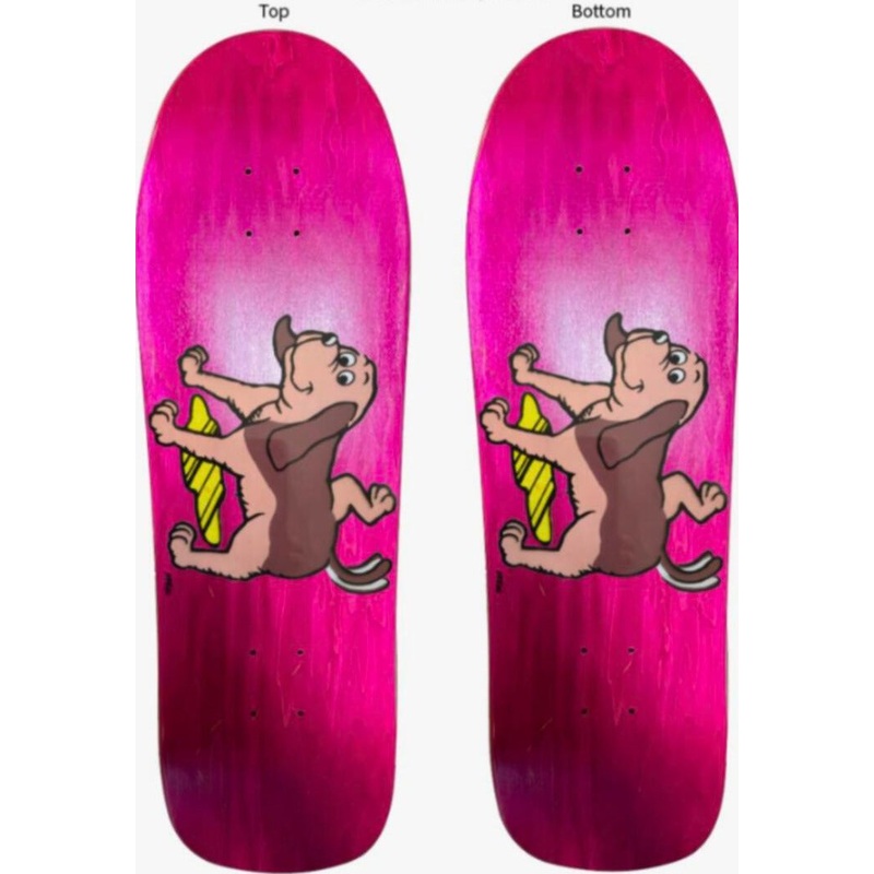 Prime Marc McKee Sticker-O-Rama “Dog Pee” Skateboard Deck Pink Stain