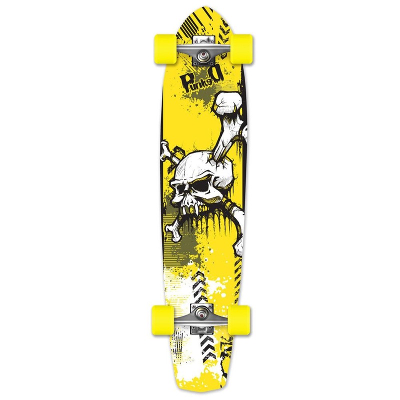 Punked Slimkick Longboard Complete – Yskull Complete
