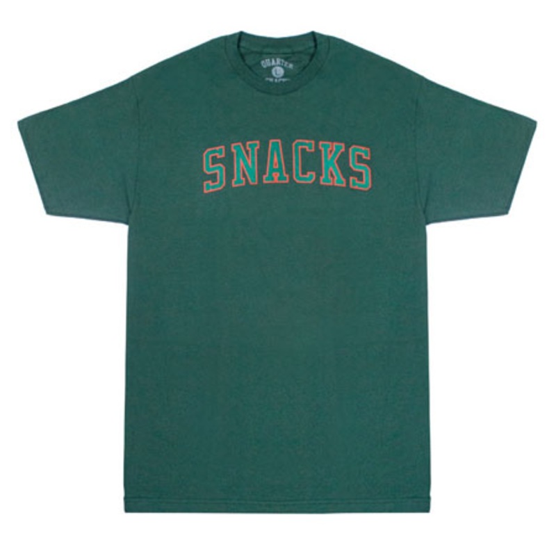 Quartersnacks Snacks Varsity T Shirt Forest Green Large