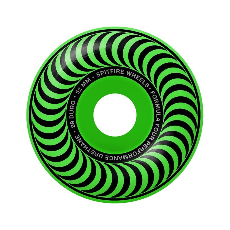 SF F499 Classic Neon Green 52mm Wheels