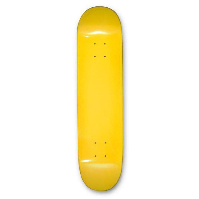Skateboard Deck – Blank Dipped Deck – 31″ – Yellow