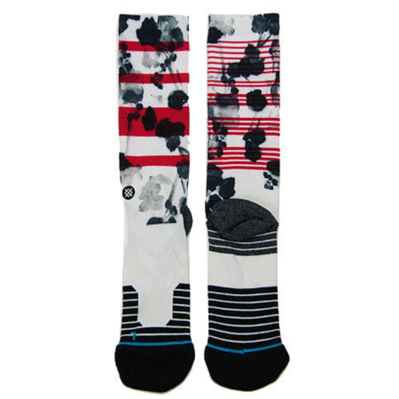 Stance Escapade Crew Socks Red Large