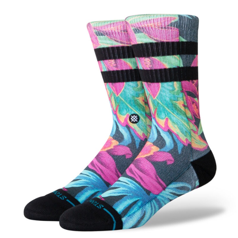 Stance Gloww Tropical Crew Socks Medium Multi