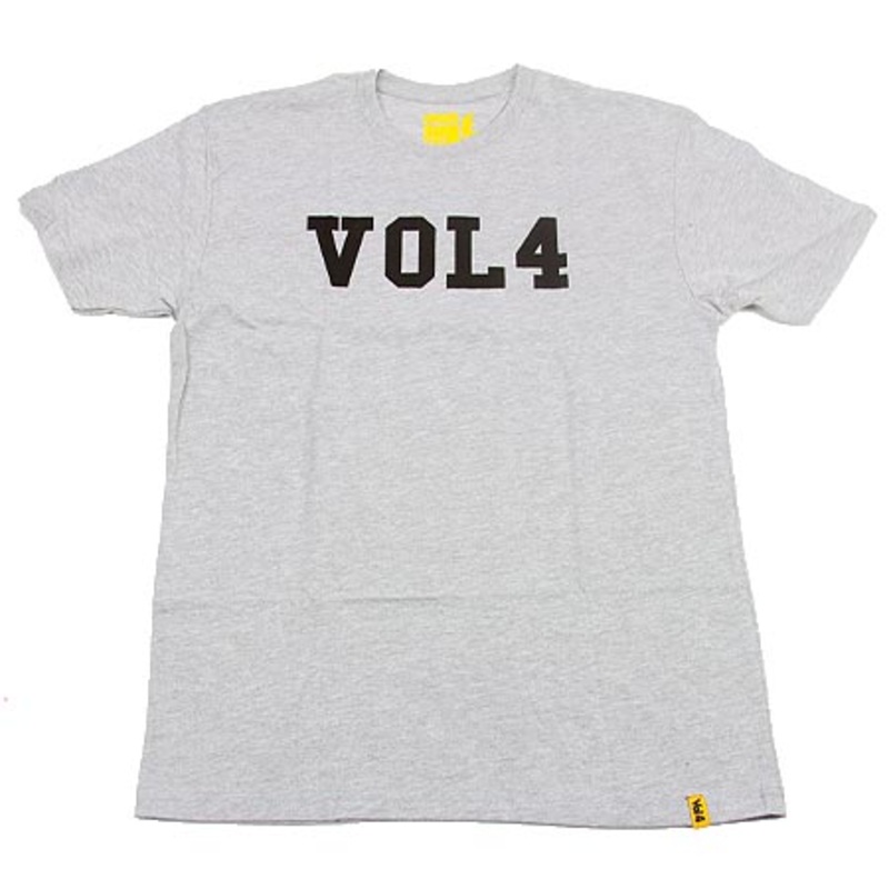 Volume 4 Dropout T Shirt Heather Grey Extra Large