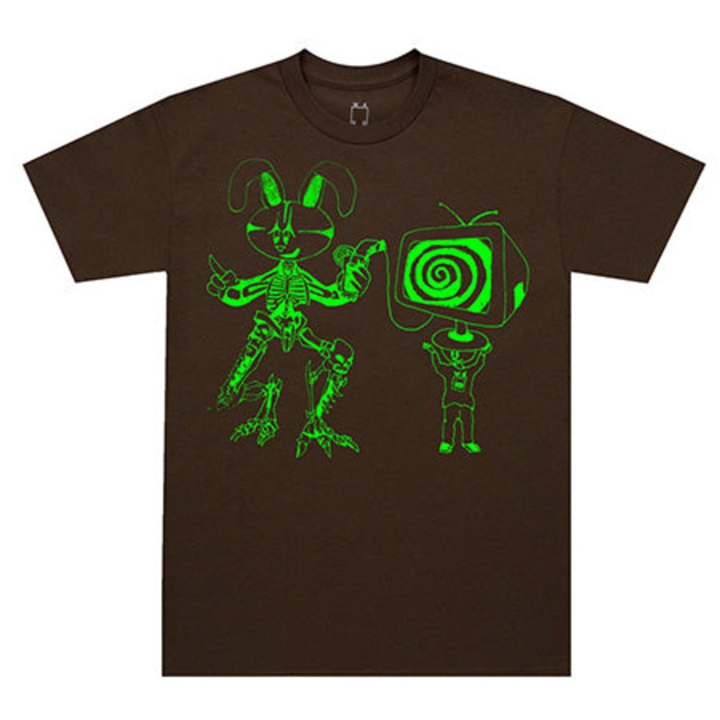 WKND Skateboards Tube T Shirt Brown Large