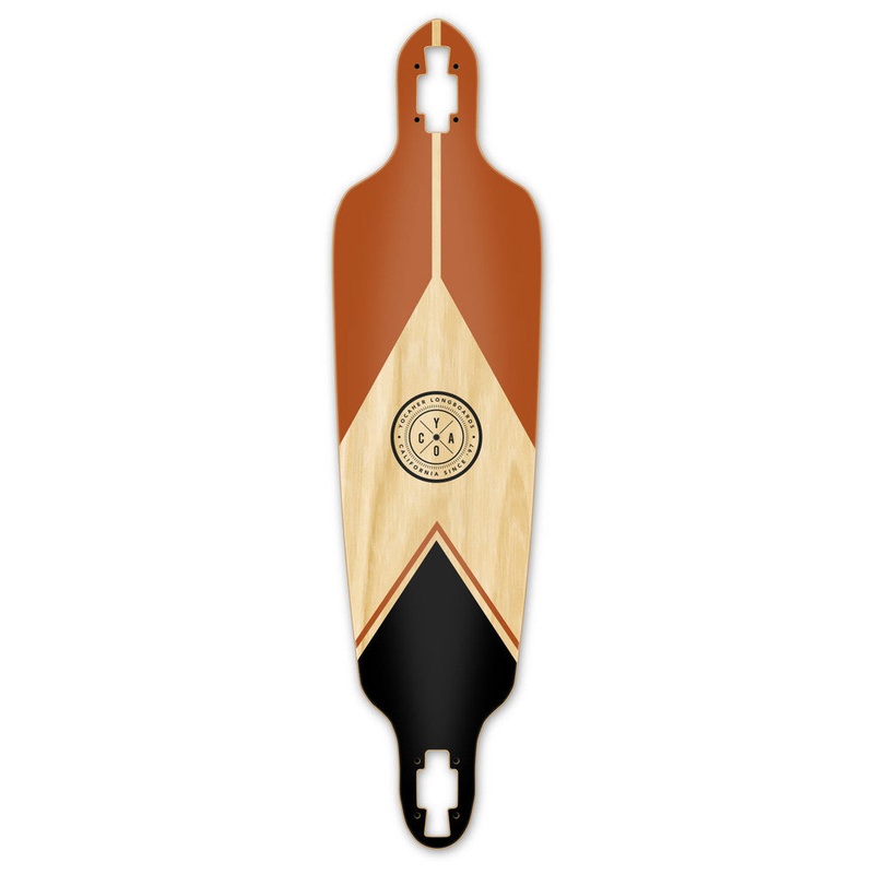 Yocaher Mountain 41″ Drop Through Longboard Deck – Earth Series