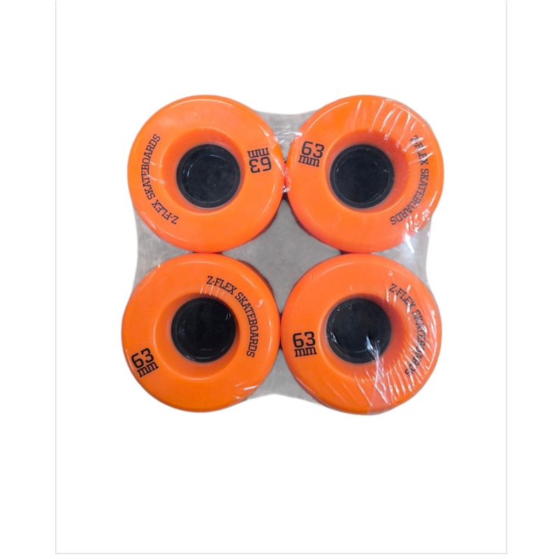 Z FLEX Skateboard wheels 63mm – ORANGE