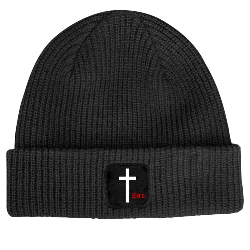 Zero JT Cross Patch Beanie Black One Size Fits All