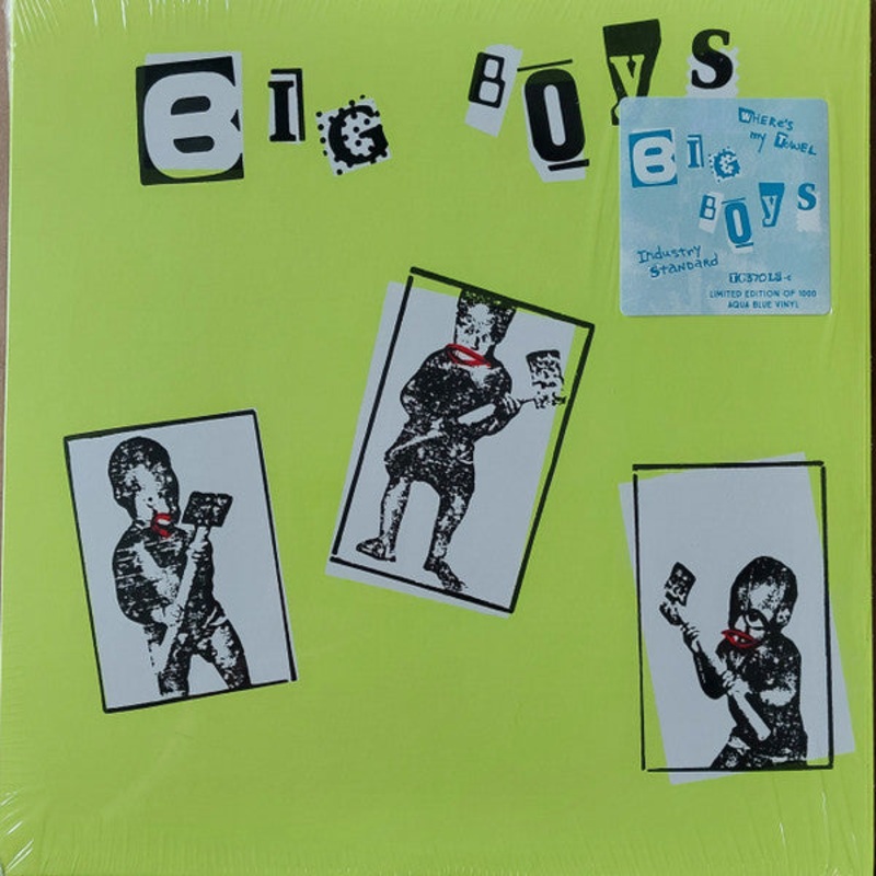 Big Boys  Where’s My Towel / Industry Standard Aqua Blue Color Vinyl LP Record