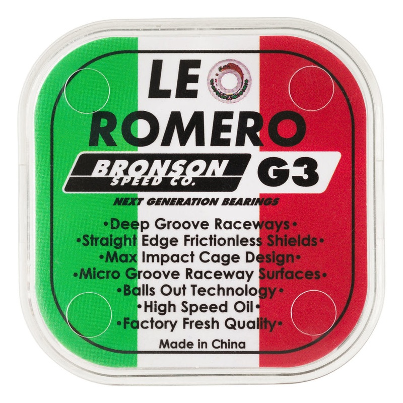 Bronson Skateboard Bearings Leo Romero G3 OS