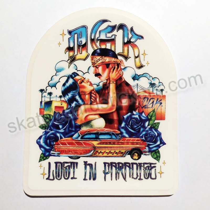 DGK “Lost In Paradise” Skateboard Sticker