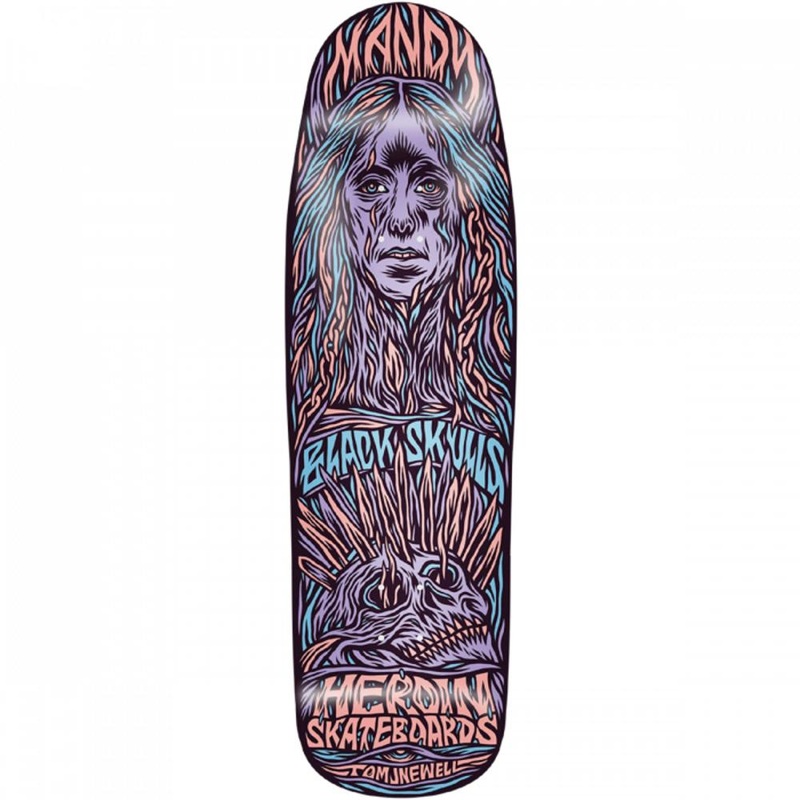 Heroin Mandy X Newell 9.25″ Skateboard Deck