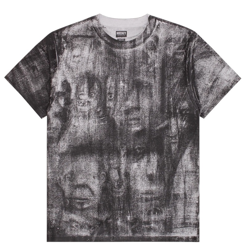 Hockey Methoxy AOP T Shirt Ice Grey Medium