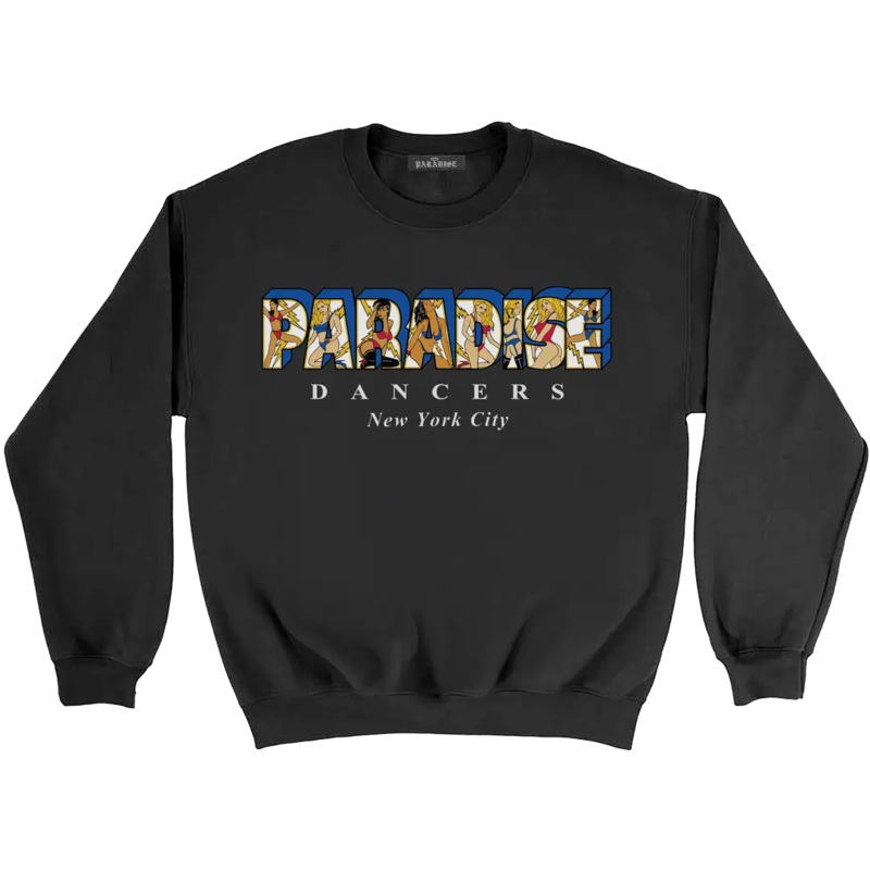 Paradise NYC Flash Dancers II Crewneck Black M
