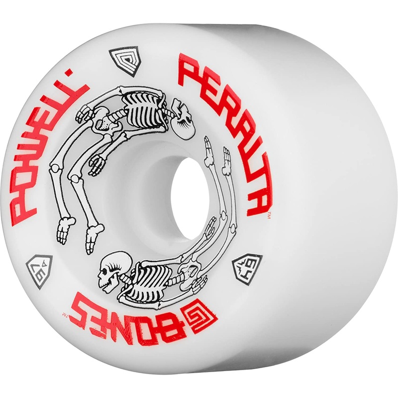 Powell Peralta G-Bones Wheels White 64MM 97A 64mm
