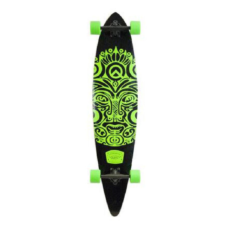 Quest Green Buena Karma 44 Pintail Longboard Complete