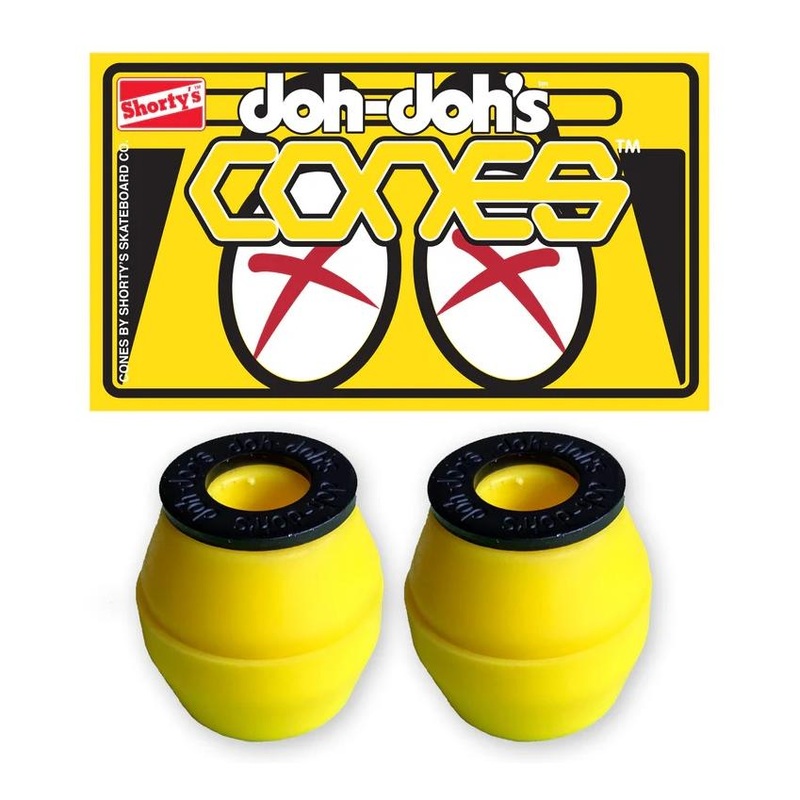 Shorty’s Doh Doh’s Cones Yellow 92a Soft Bushings
