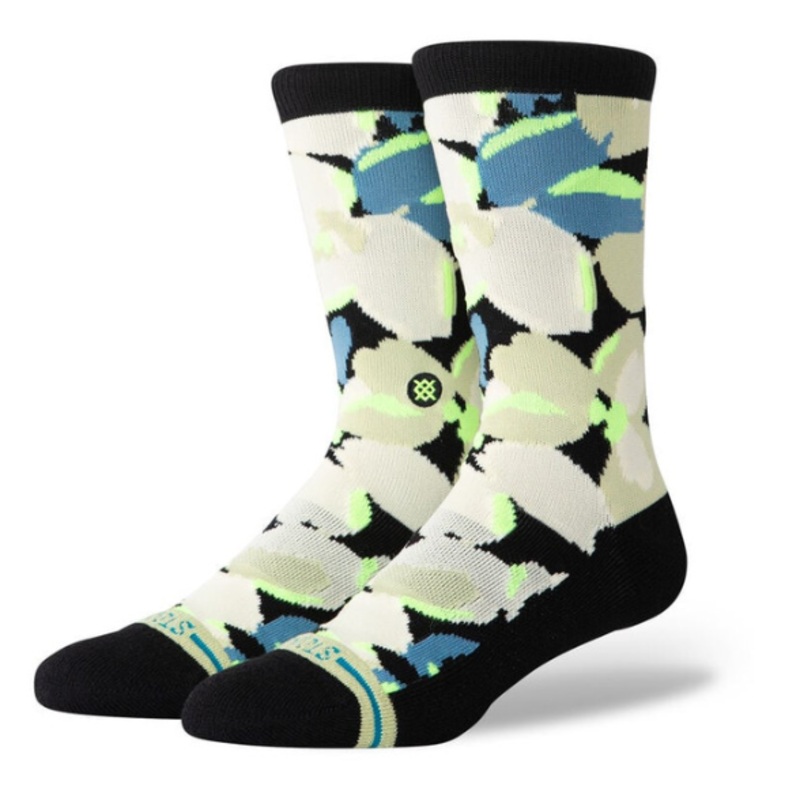 Stance Pedler Crew Black Socks Medium Black