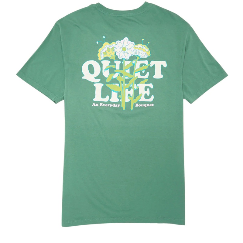 The Quiet Life Everyday Bouquet Tee Hunter Green S