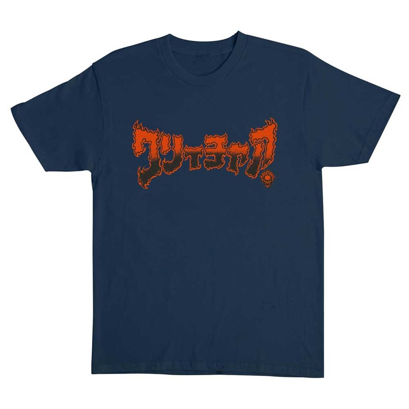 44156270 Fortune Logo Heavyweight Tee Blue Dusk Mens Creature MD