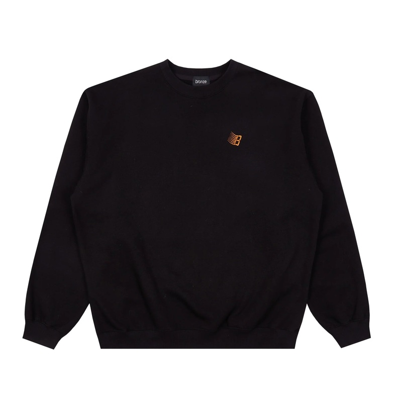 BRONZE LOGO CREWNECK BLACK S Black