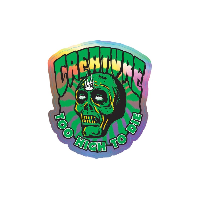 Creature Skateboards “Too High” Sticker