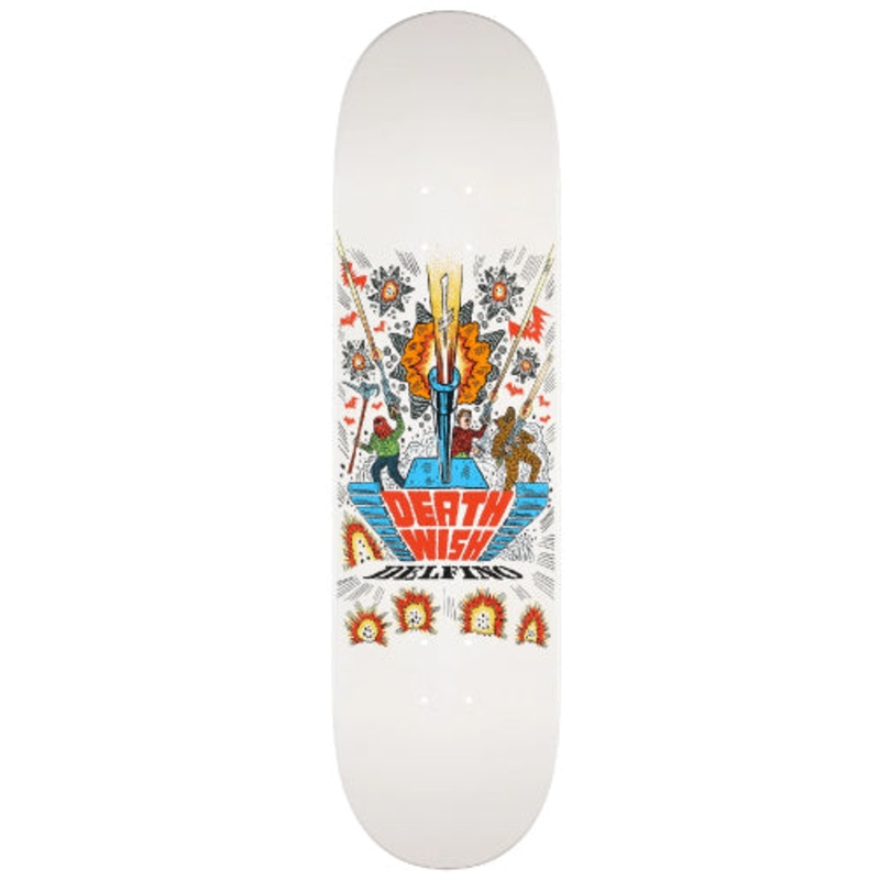 Deathwish Delfino Deathwitch Trials Skateboard Deck 8.38″ 8.38″
