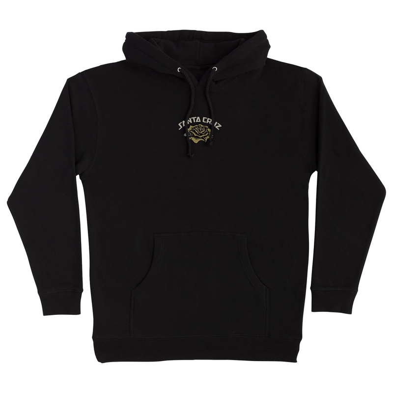 Dressen Rose Solo Mens Santa Cruz Hoodie Cement S